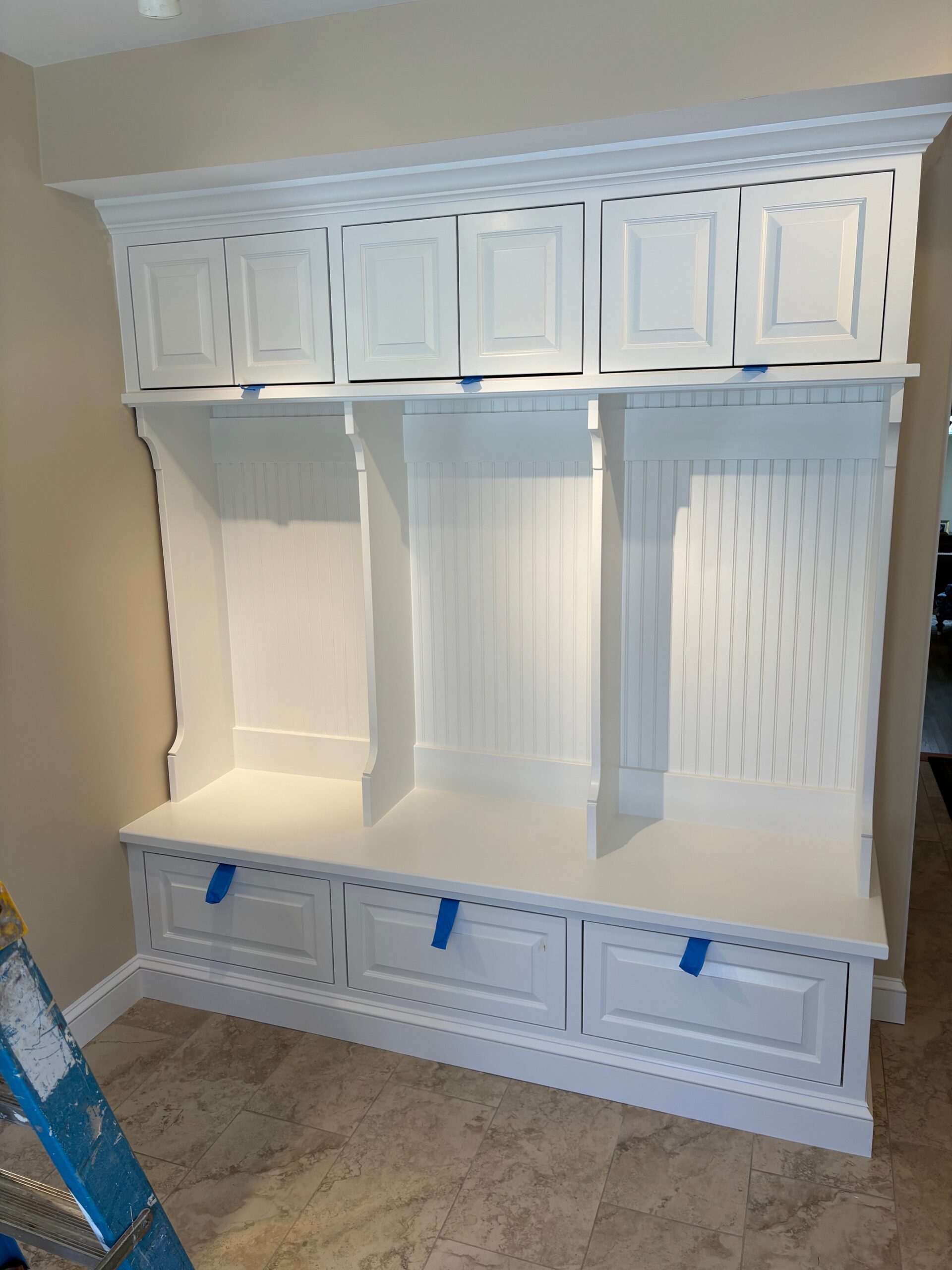 Interior residential renovation completed by KBK Woodworking