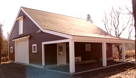 Garage construction and residential work area completed by KBK Woodworking